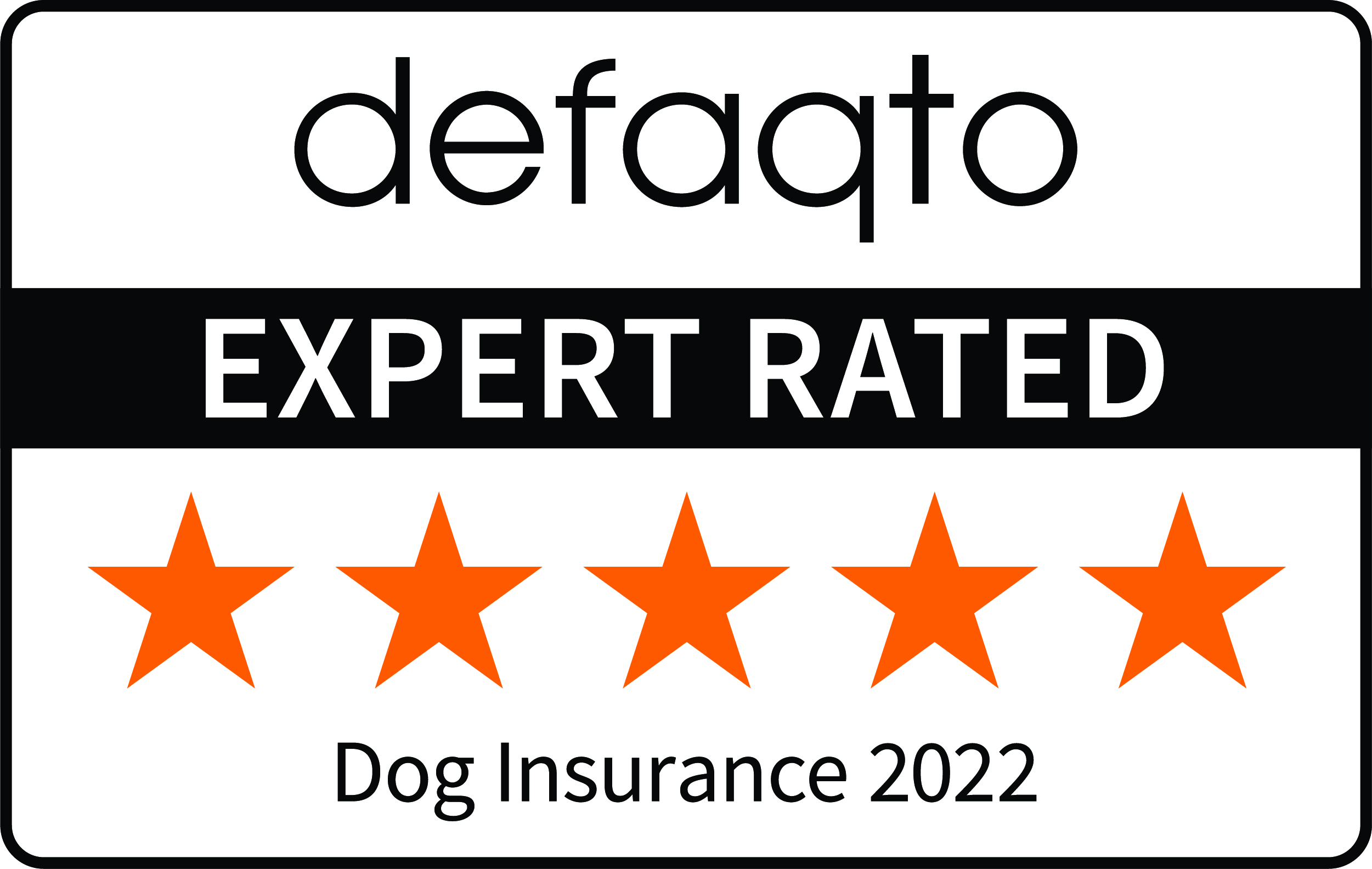Defaqto Dog 5 Star Awards Logo 