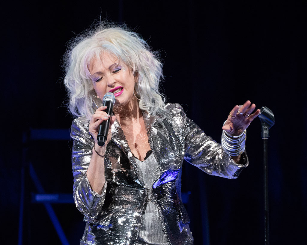 Orlando, Florida/USA 7-26-2018: Cyndi Lauper performing live at the Amway Center of Orlando Florida